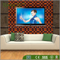 Living room interior tv background wall panel